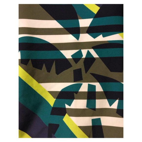 Aerie Striped Palm Tree Print One-Piece Swimsuit - Picture 2 of 5